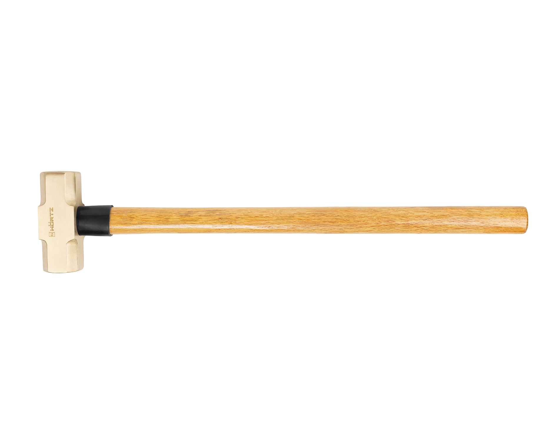 Кувалда 2 кг AlCu рукоятка дерево гикори искробезопасная 191G-1012, HORTZ