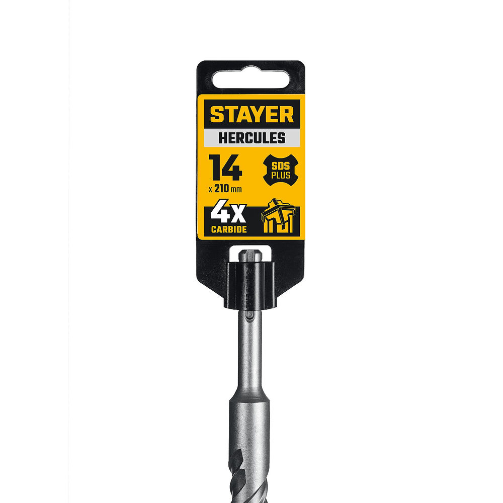 Бур SDS-plus HERCULES-4Х 14x210 мм STAYER 29290-210-14