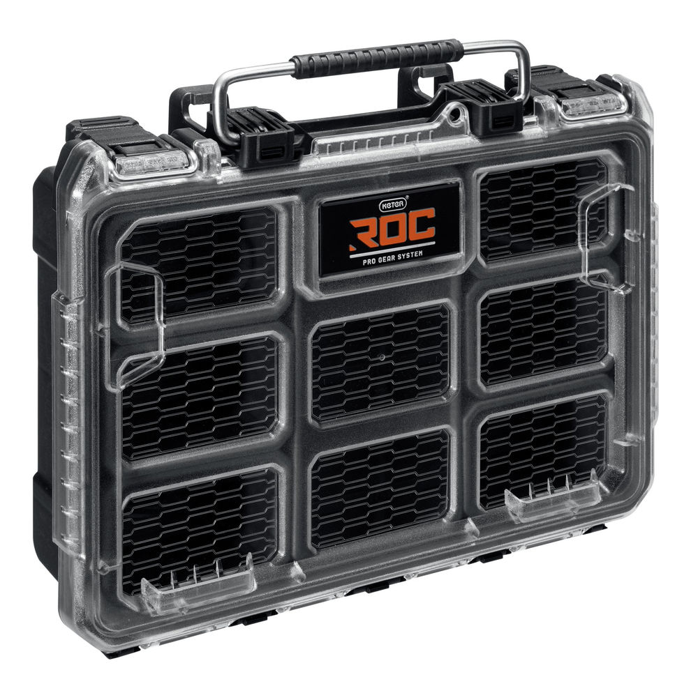 Органайзер пластиковый (14), 7 съемных лотков ROC PRO GEAR 2.0 KETER 38376