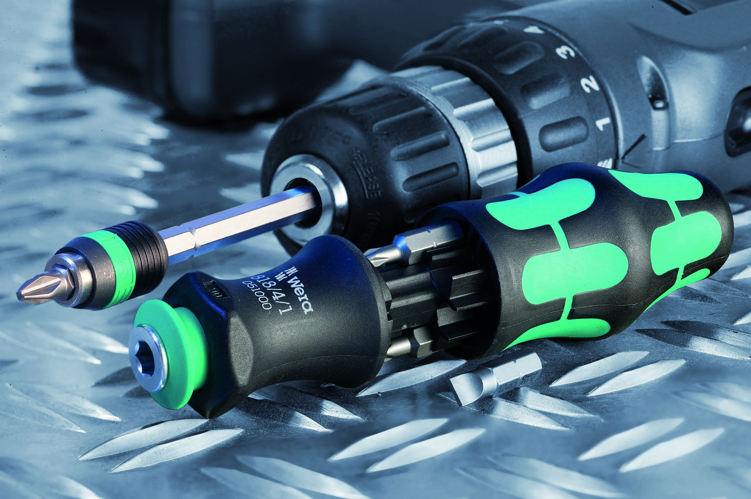 Набор бит с сумкой, с отвёрткой-битодержателем, 6 пр. Kraftform Kompakt 28 WE-134491