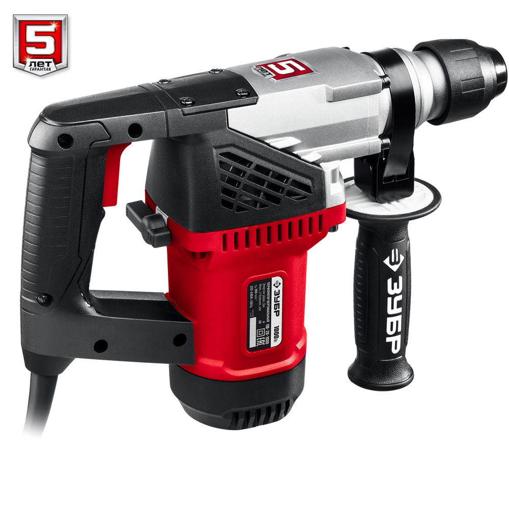 Перфоратор SDS Plus 28 мм 1000 Вт ЗУБР ПВ-28-1000
