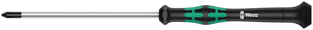 Отвёртка крестовая прецизионная PH 1 x 80 мм Kraftform Micro серия 2050 PH Wera WE-118024