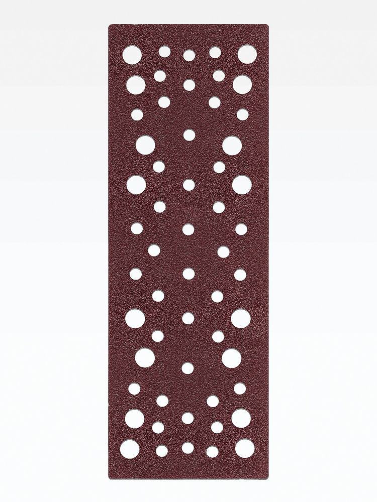 Лист шлифовальный на липучке STEHER BPS-720-S 70х198 мм Р120 56 отв. 5 шт. 35686-120  