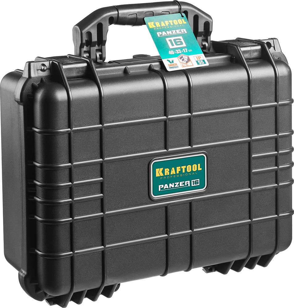 Ящик пластиковый ударопрочный 400 х 330 х 170 мм (16), IP55 PANZER-16 KRAFTOOL 38251-16