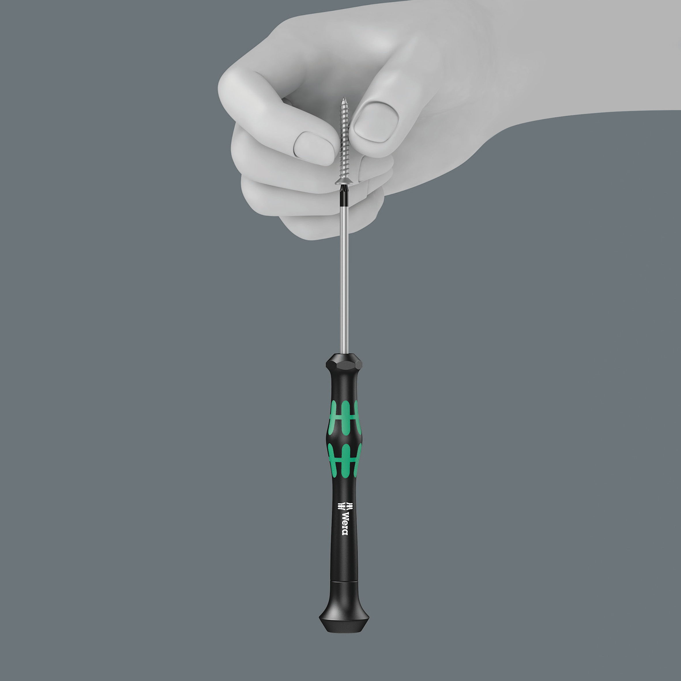 Отвёртка прецизионная TX 6 x 40 мм с фиксацией TORX HF Kraftform Micro серия 2067 Wera WE-118182