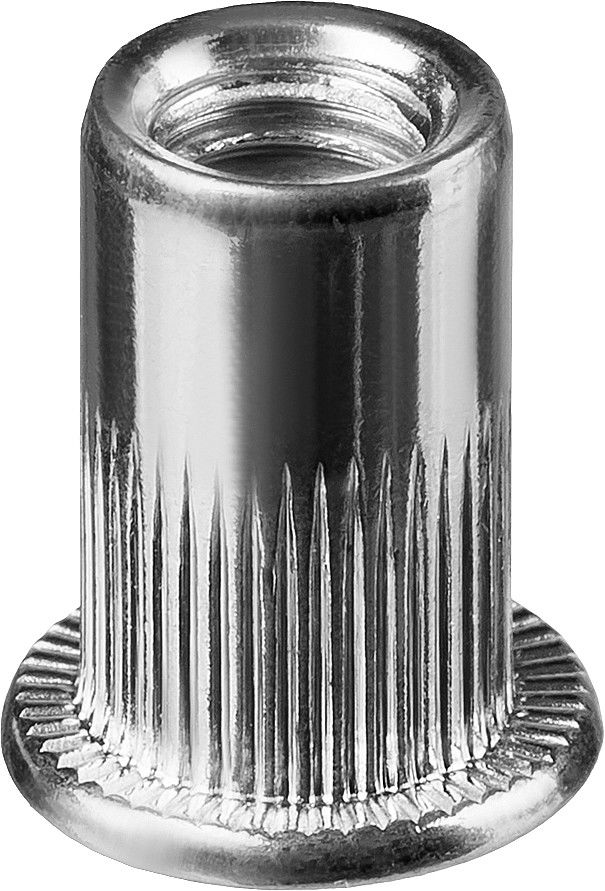 Резьбовые заклепки стальные с насечками Nut-S, М12, 100 шт KRAFTOOL 311707-12