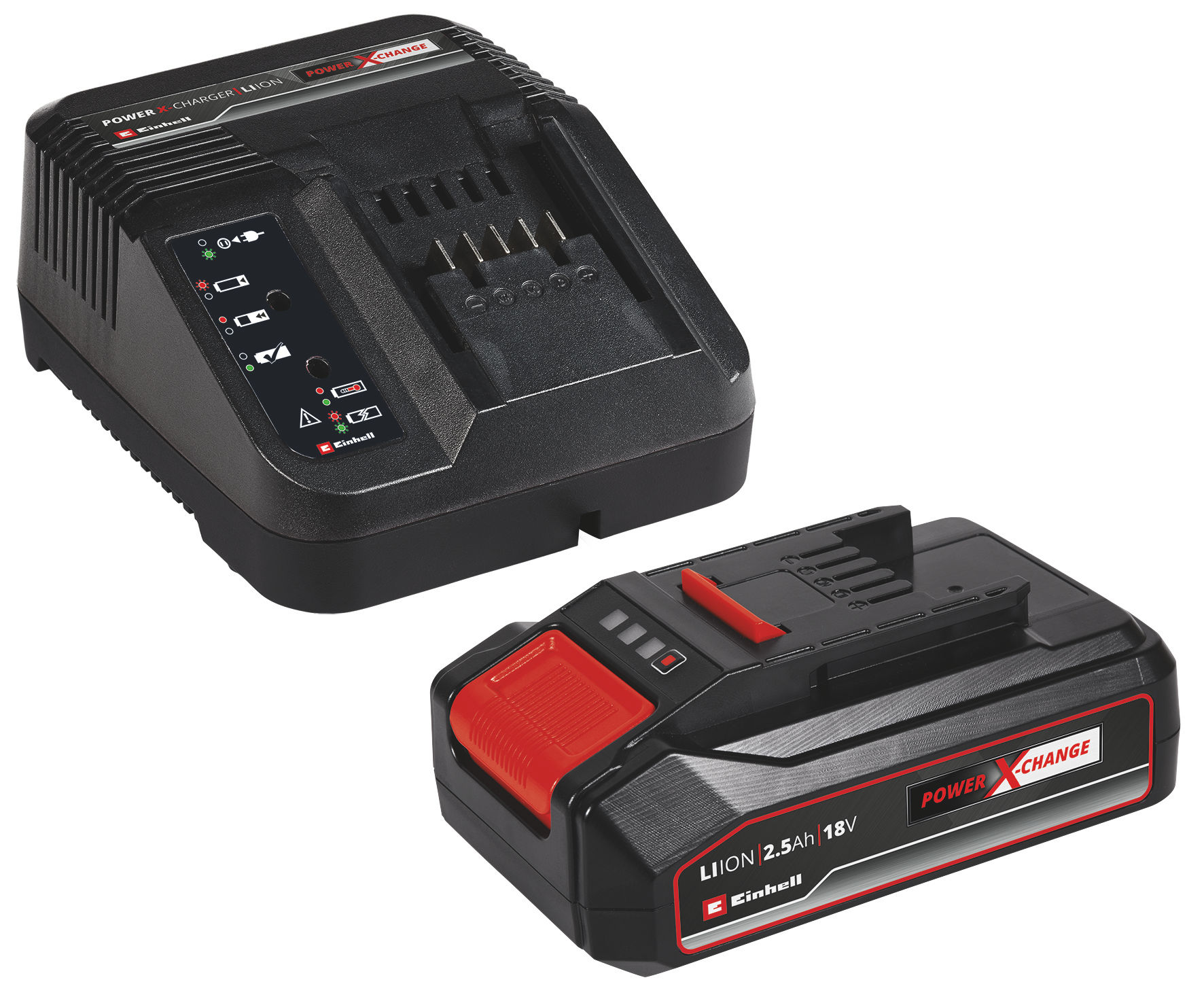 Перфоратор аккумуляторный Einhell PXC TE-HD 18 Li, 18В,1.2Дж, ЗУ + 1 акк. 2.5Ач (4513812SET)