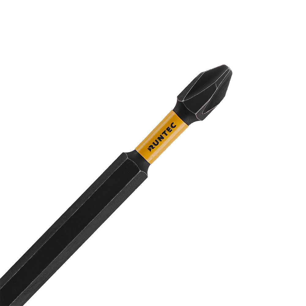 Бита ударная RUNTEC H6.35 90мм PH2 5шт., RUNTEC, RT-IB90