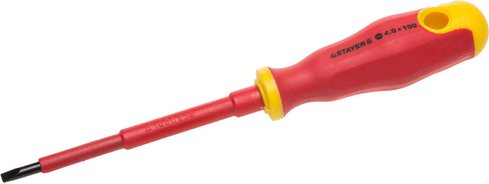 Отвертка диэлектрическая SL5.5 х 125 мм Electro Professional STAYER 25141-05-12