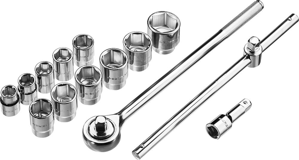 Набор инструмента для крупногабаритной техники 14 предм. 3/4 Профессионал ЗУБР НКТ-14 27660-H14