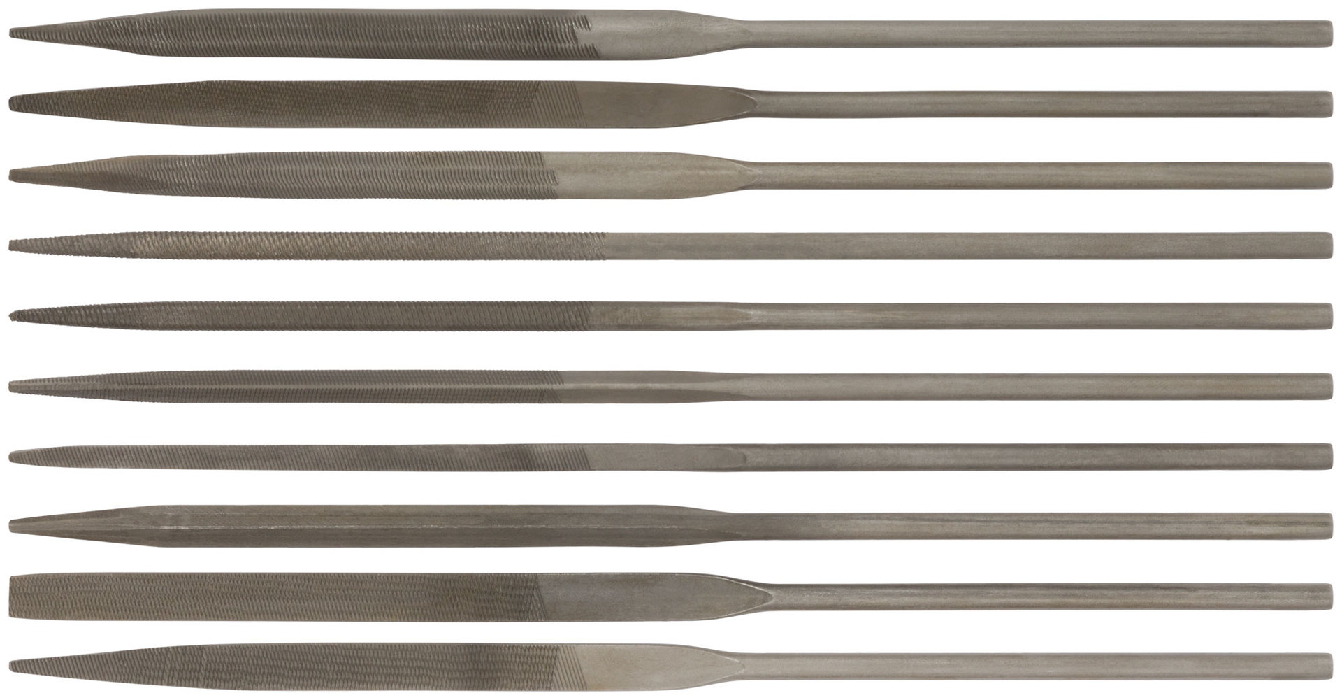 Надфили, 10 шт., 3х140/60 мм (42155)