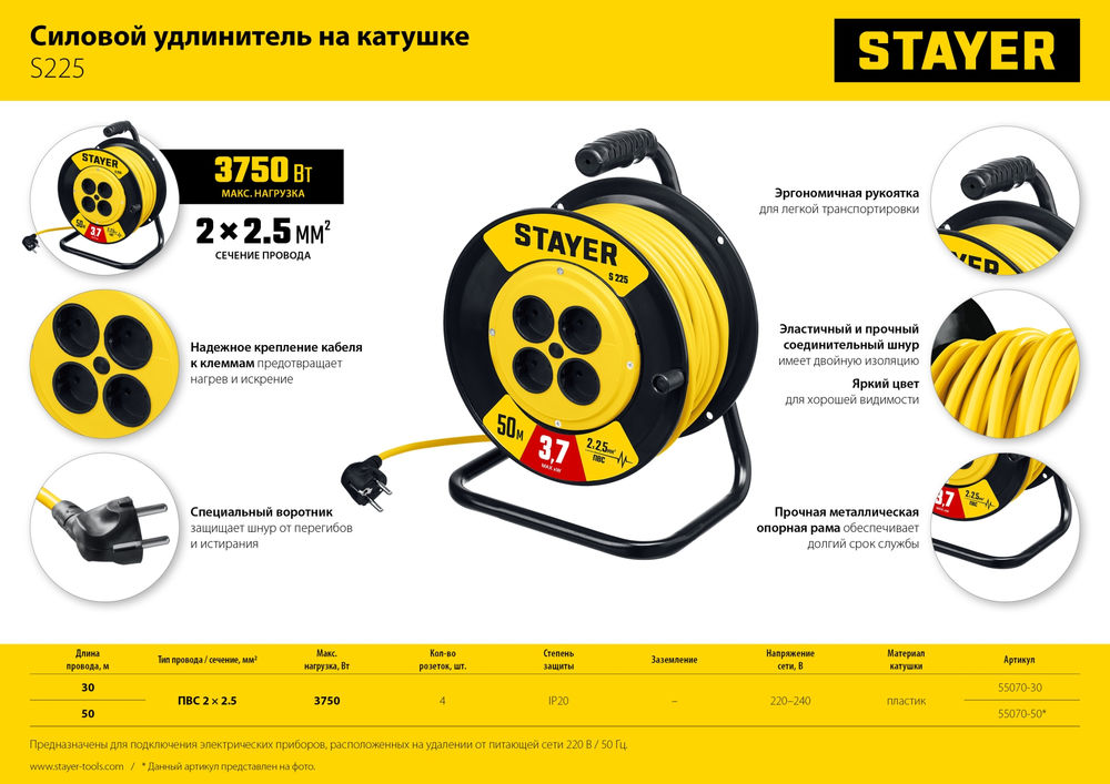 Стриппер полуавтоматический Professional AS-10 STAYER 1-6 мм2 22631_z02  