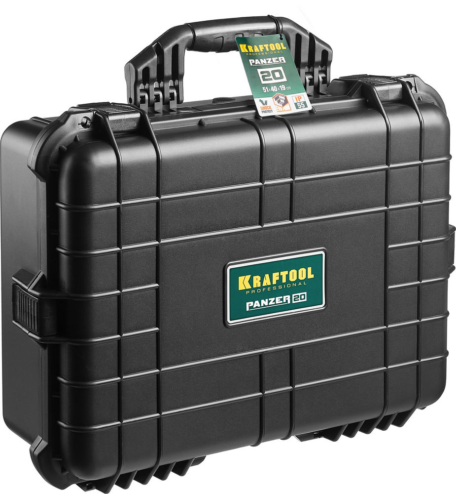 Ящик пластиковый ударопрочный 510 х 400 х 190 мм (20), IP55 PANZER-20 KRAFTOOL 38251-20