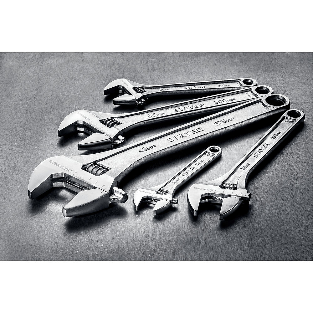 Ключ разводной MAXFORCE, 375/43 мм (2725-37) STAYER