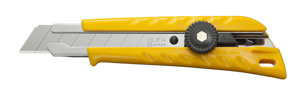 Нож с выдвижным лезвием 18 мм OLFA OL-L-1