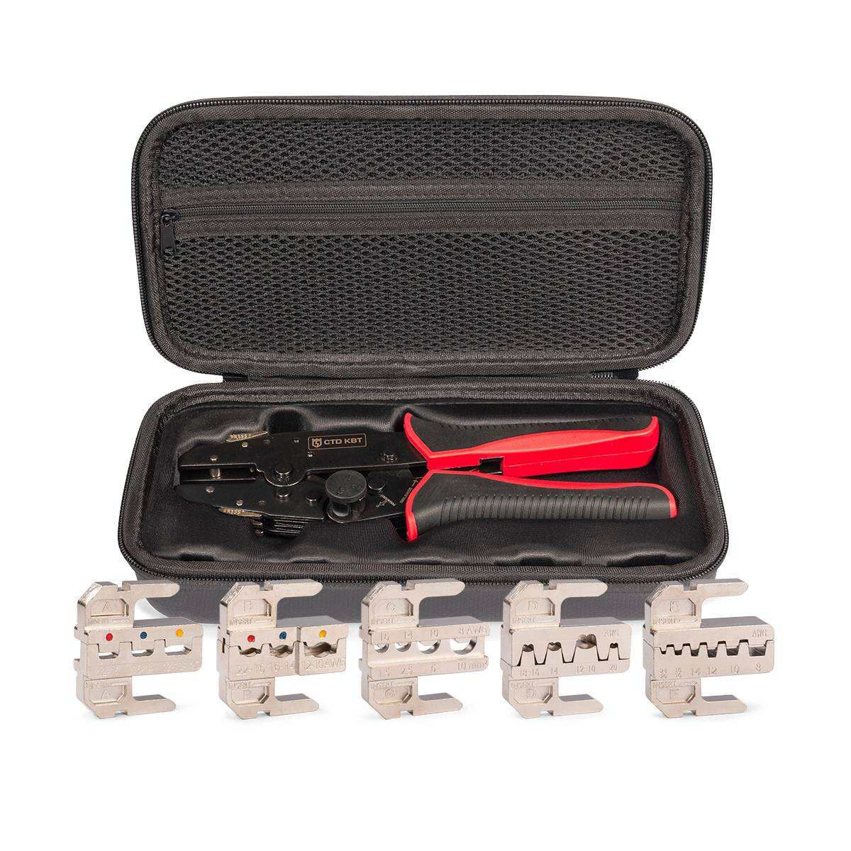 Пресс-клещи с набором матриц CTD+5 серия QUICK PRO (КВТ) (101859)