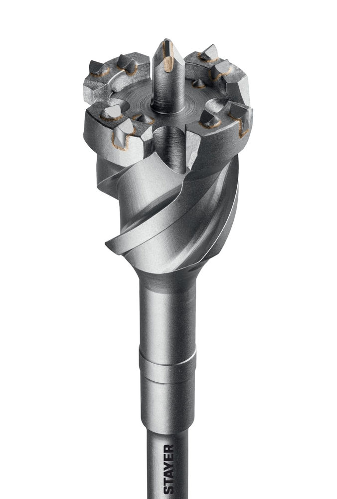 Бур проломной SDS-max PROFESSIONAL HERCULES-4Х STAYER d68x900/1000 мм 29319-68-1000  