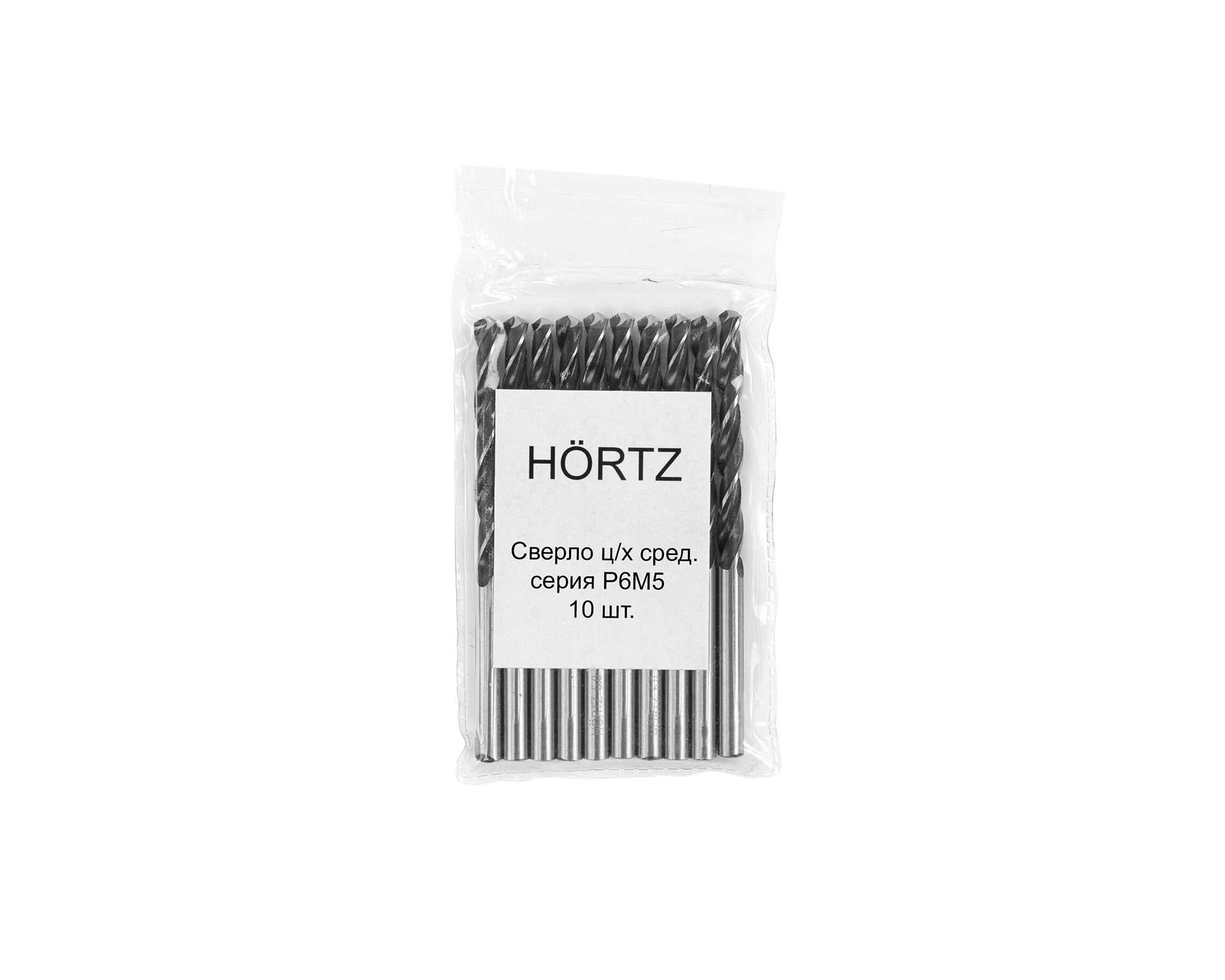 Сверло цилиндрический хвостовик 5,8 средняя серия Р6М5 HORTZ (10 шт)