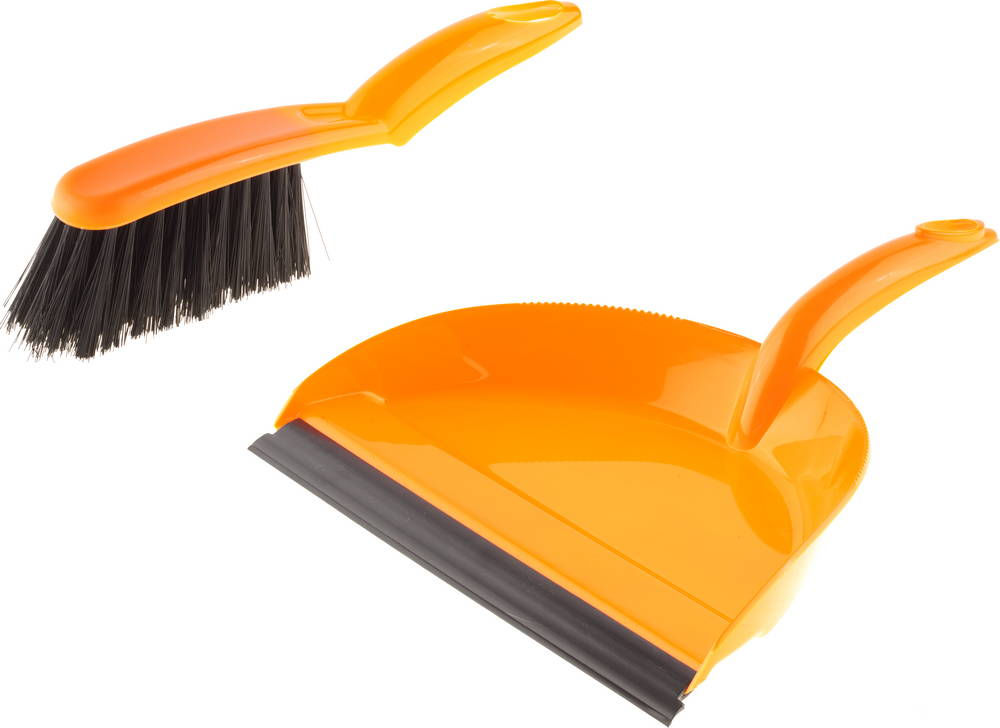 Щетка-сметка 260 мм, в комплекте с совком DEXX 39026