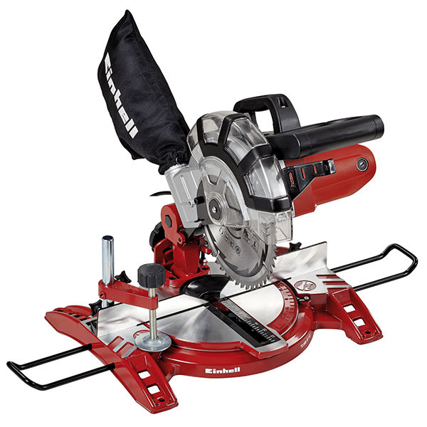 Пила торцовочная Einhell TC-MS 2112, 1600Вт, диск 210х30мм х48зб,пропил 120х55мм (4300295)