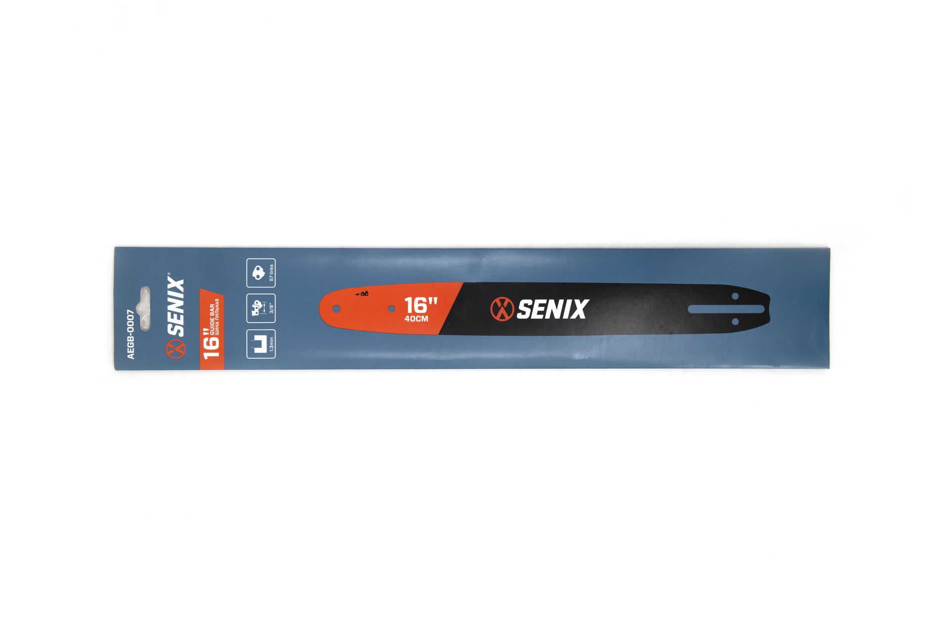 Шина пильная, 12 (30см), шаг 3/8, паз 1,1 мм, 45 звеньев для СSX2-M-EU/-0 SENIX AEGB-0009
