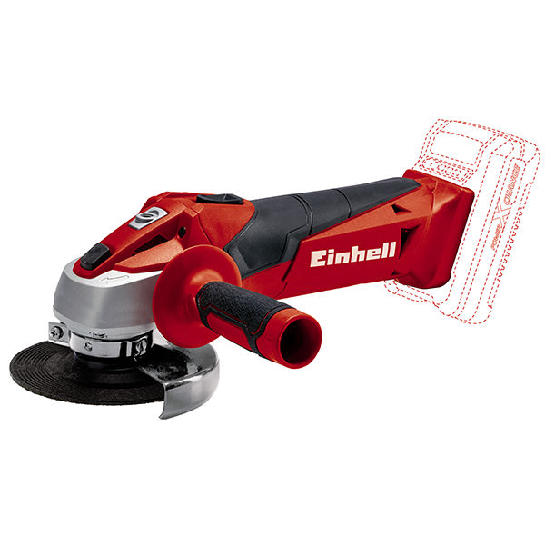 Шлифмашина угловая акк.Einhell PXC TC-AG 18/115 Li +1 акк. PXC 4.0Ач+ЗУ 3А (4431130SET)