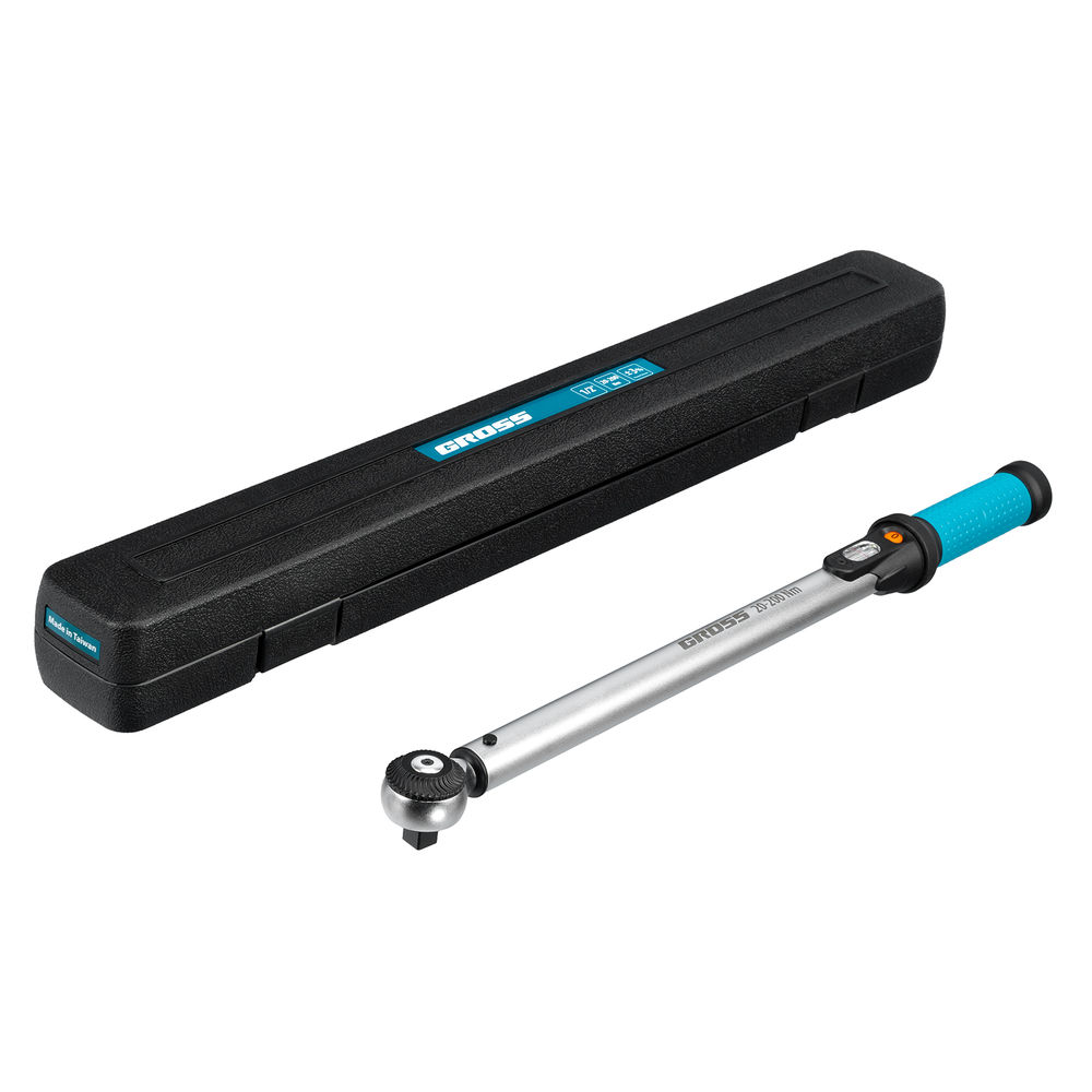 Ключ динамометрический, 20-200 Нм, 1/2, CrV Gross