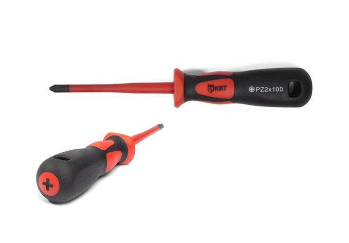 Отвертка диэлектрическая Слим PH180 (КВТ) 78583
