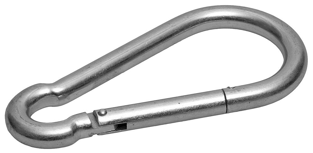 Быстросъемный карабин 4 мм, 1 шт ЗУБР DIN 5299C 304546-04