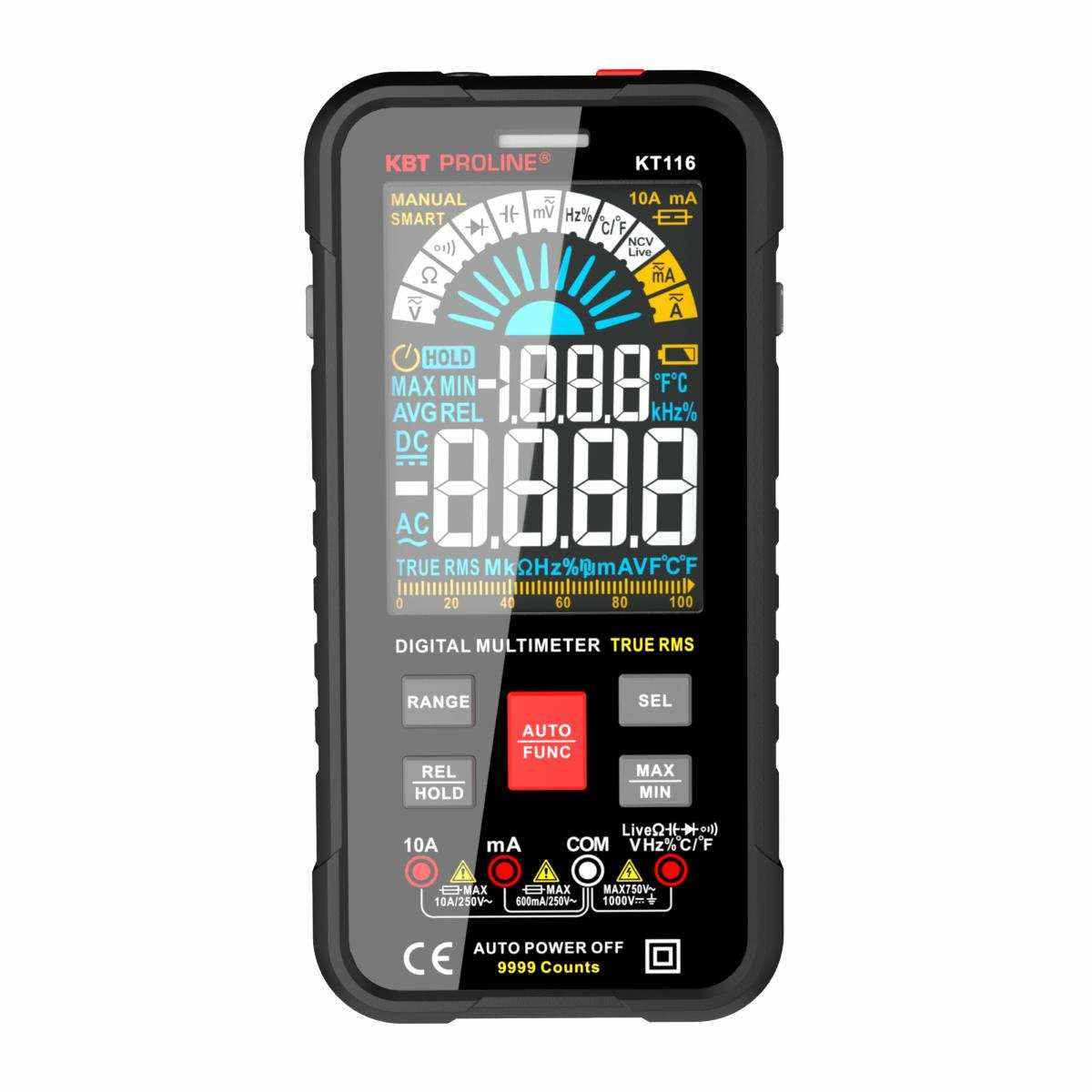 Мультиметр цифровой KT 116 серия PROLINE (КВТ) (87248)