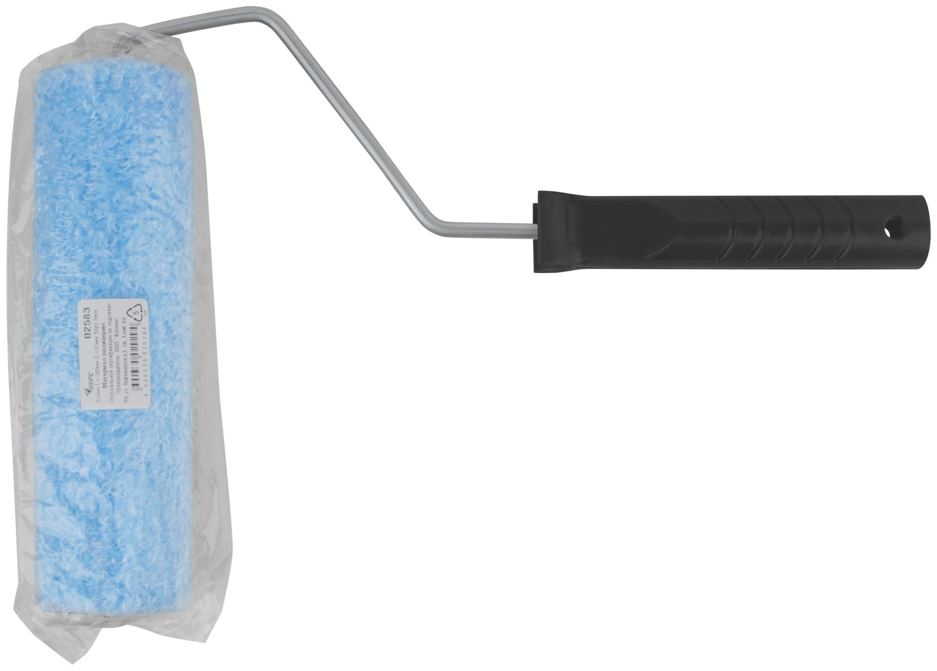 Валик полиакриловый с ручкой 200 мм (02583)