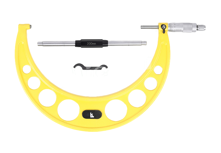 Микрометр МК- 200 0,01 желтая скоба КЛБ