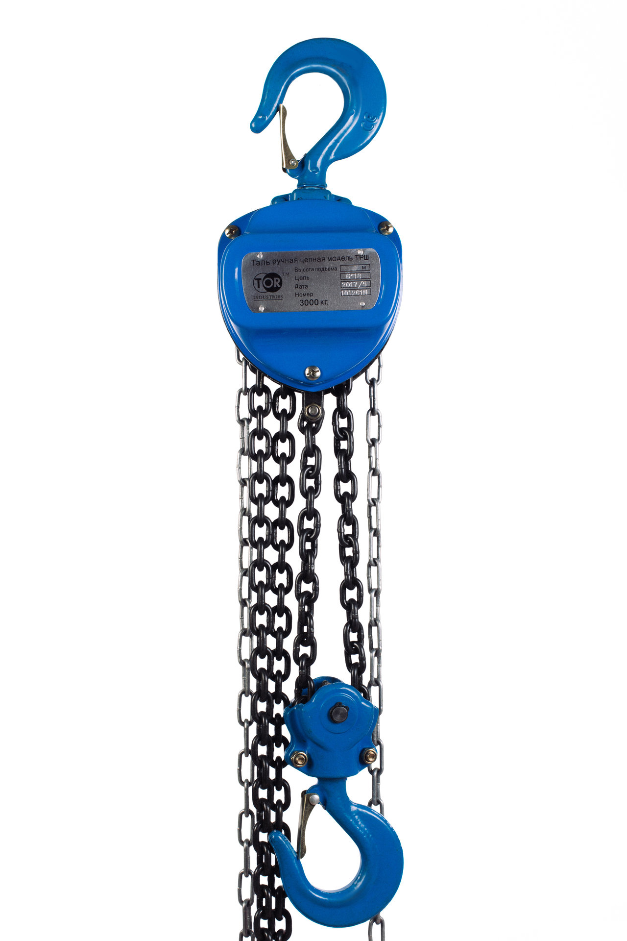 Таль ручная шестеренная TOR ТРШ C 3ТХ3М 4:1 PRO для тяжелых работ (101331)