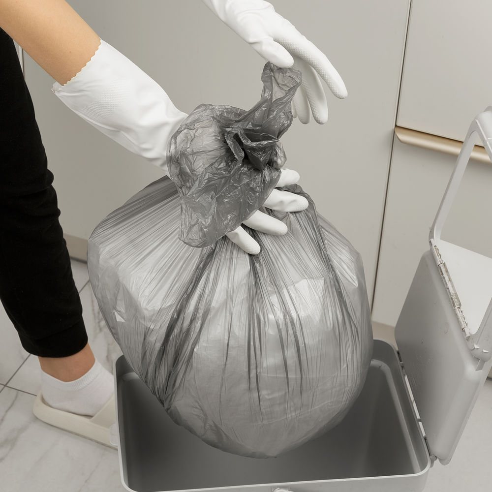 Пакеты для мусора 30 л x 30 шт. серые, Home Palisad (927035)