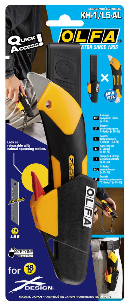 Держатель Cutter Knife holder в комплекте с ножом OLFA OL-KH-1/L5-AL