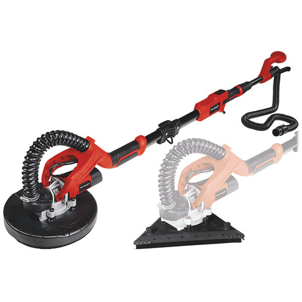 Шлифмашина д/стен и потолка Einhell TE-DW 225 X, 750Вт,телеск.рук,кругл+треугол,кейс E-box (4259960)