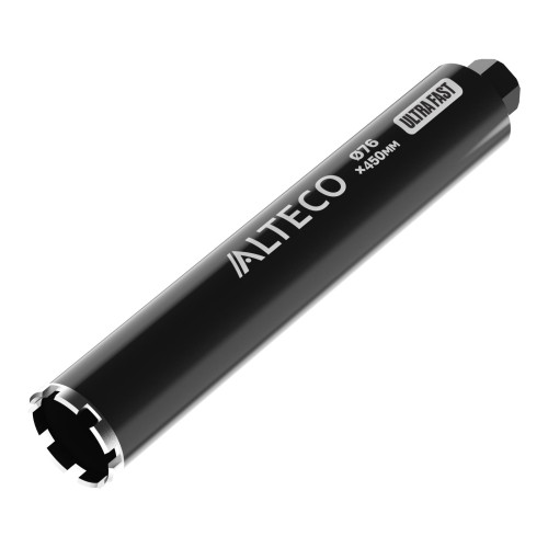 Алмазная коронка 76*450 Ultra Fast ALTECO, шт (93531)