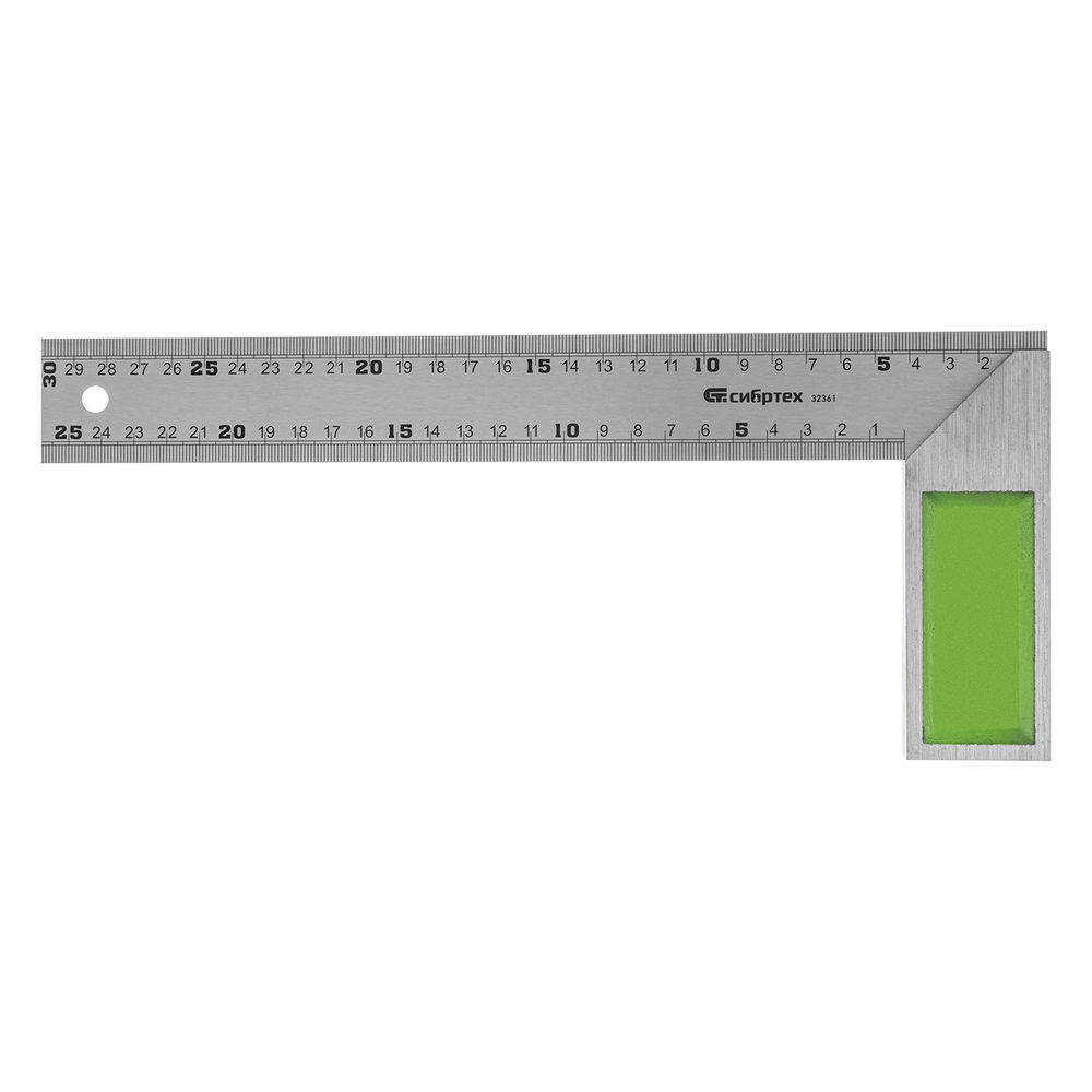 Угольник, 300 мм, металлический Сибртех (32361)