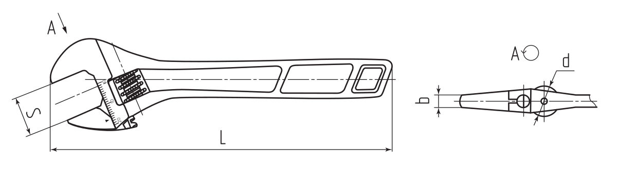 Ключ разводной РК-28 (КВТ) 80539
