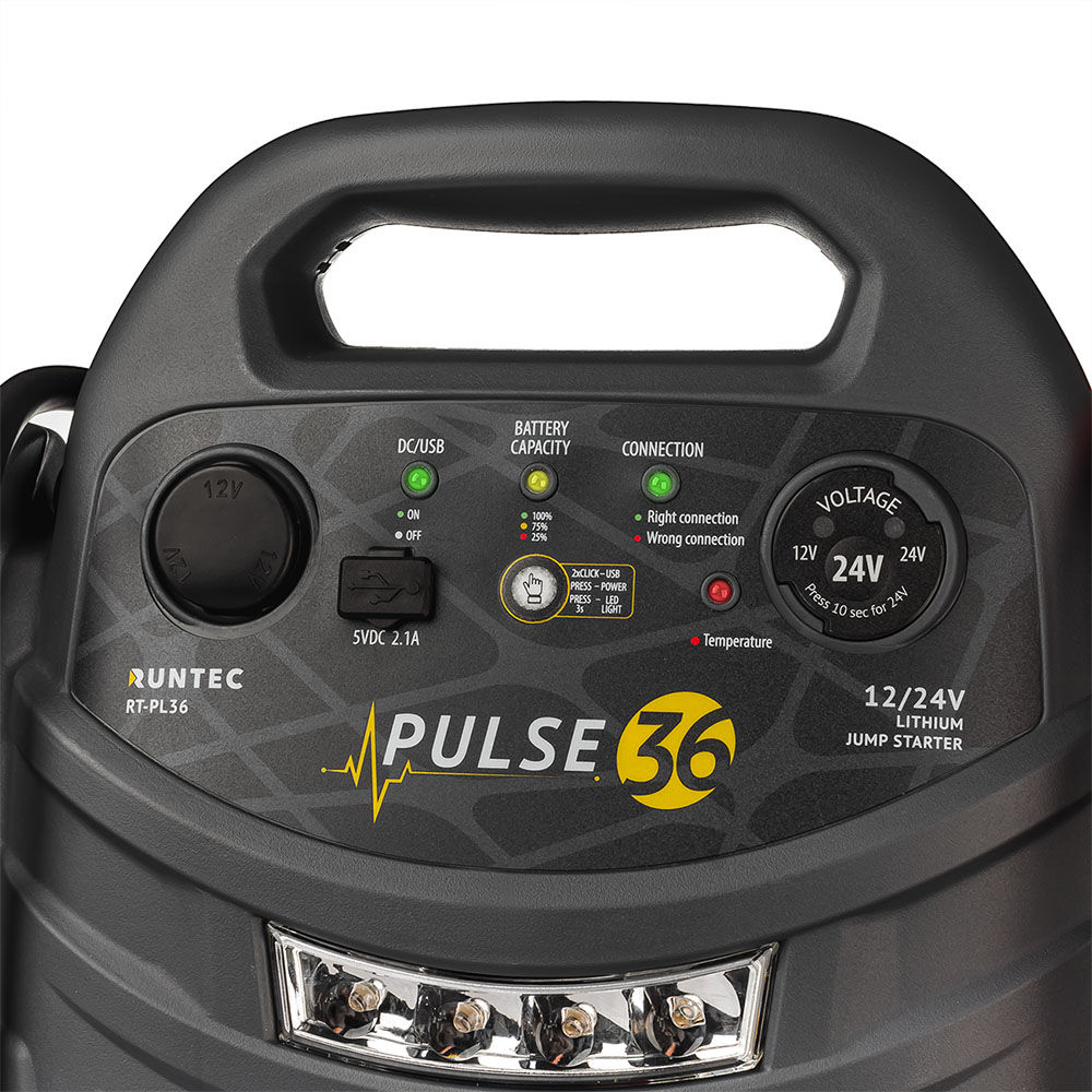 Пусковое устройство Pulse 36 12/24 В, 2400/1200 A RUNTEC RT-PL36