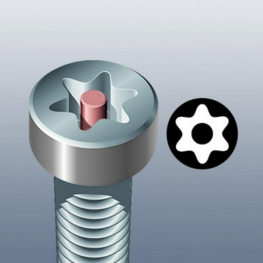 Отвёртка TT 9 x 60 мм с отверстием TORX BO серия 367 Wera WE-138259