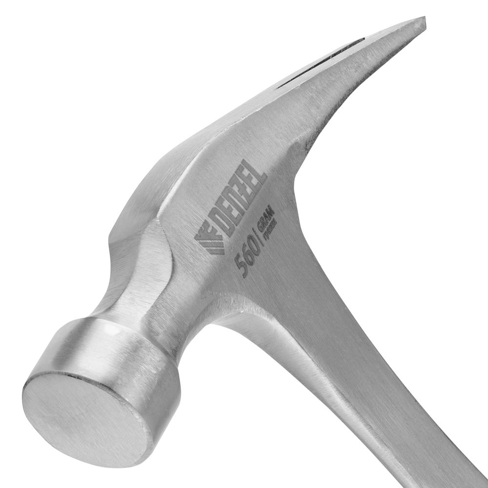 Молоток-гвоздодер 560 г, цельнометаллический, двухкомпонентная рукоятка Denzel (10424)