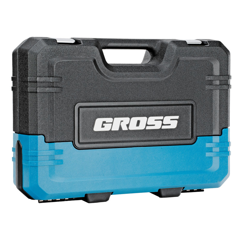 Набор инструментов, 1/4, 1/2, CrV, 120 зубьев, 82 предмета Gross