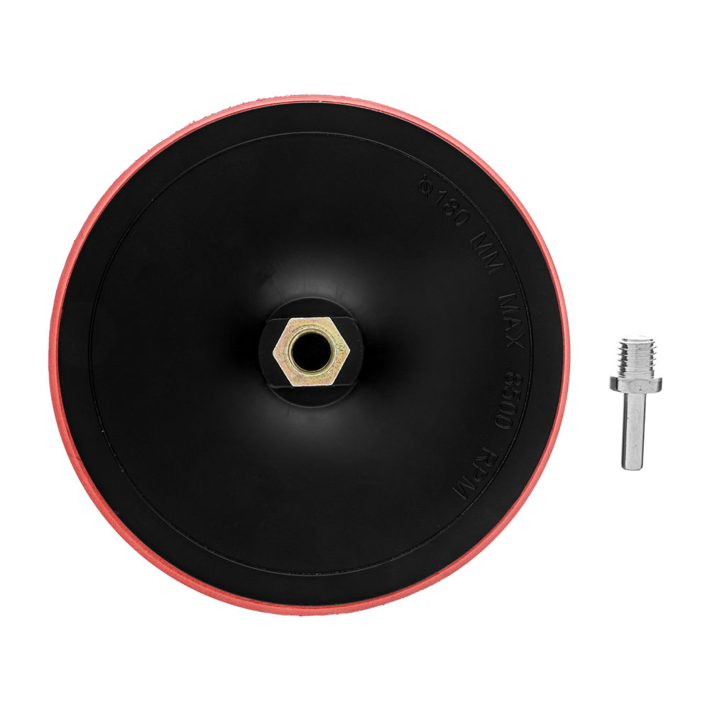 Насадка для дрели и УШМ с липучкой, 180 мм Matrix (76223)