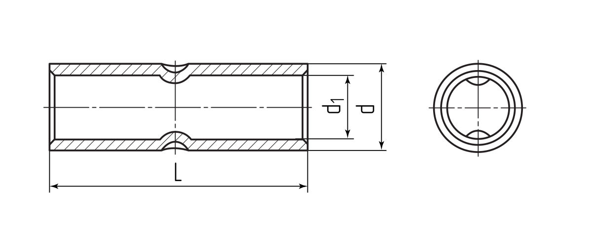 Гильза кабельная ГМЛс 150 (КВТ) (88088)