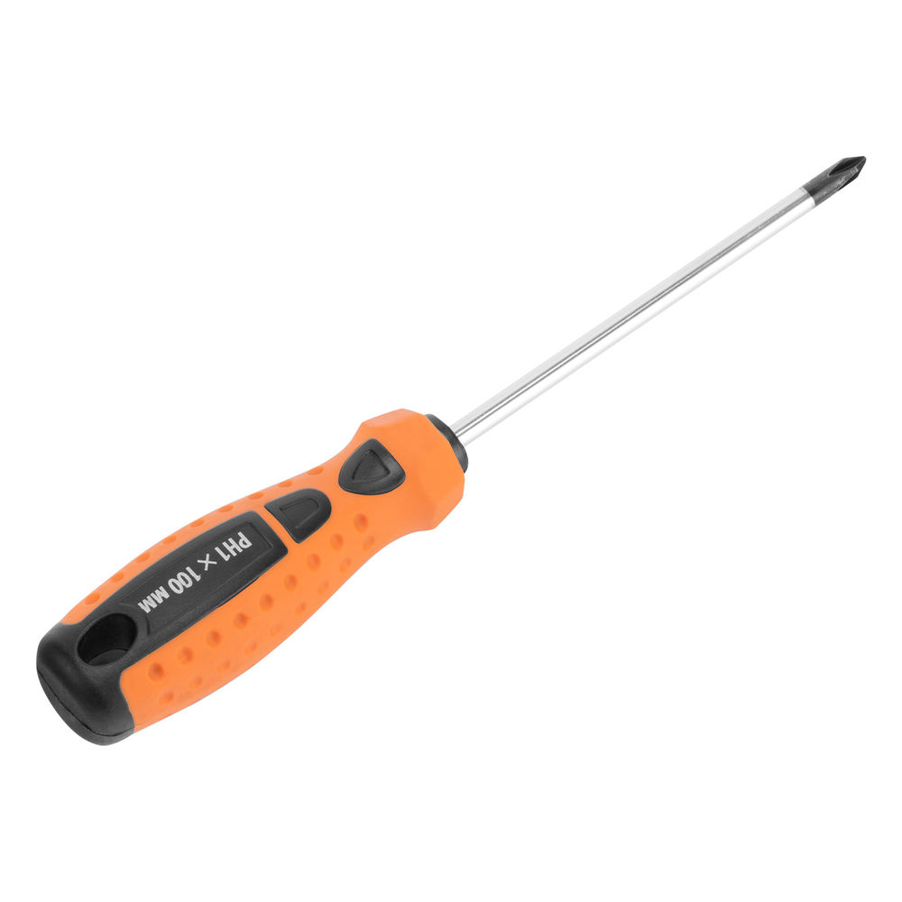 Отвертка Point, PH1 х 100 мм, CrV, двухкомпонентная рукоятка Sparta