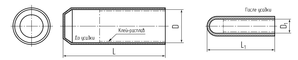 Капа кабельная термоусаживаемая ОГТ-40/15 (КВТ) (69342)