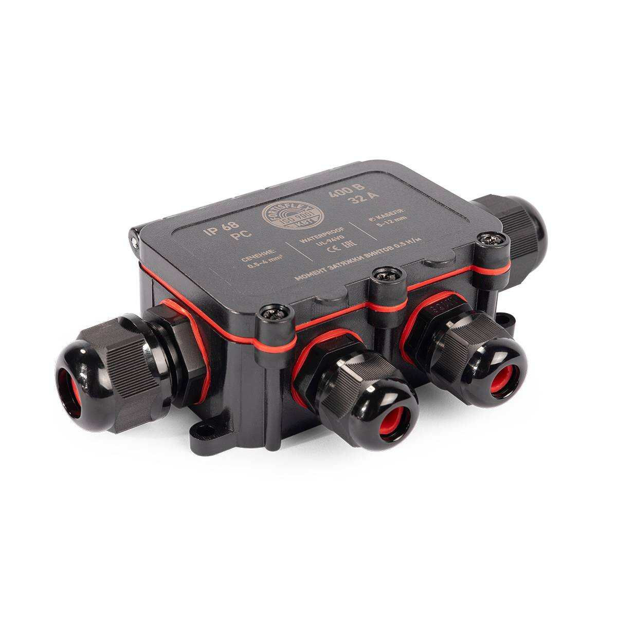 Коробка распределительная герметичная MG Box M-4 IP68 (Fortisflex) (101763)