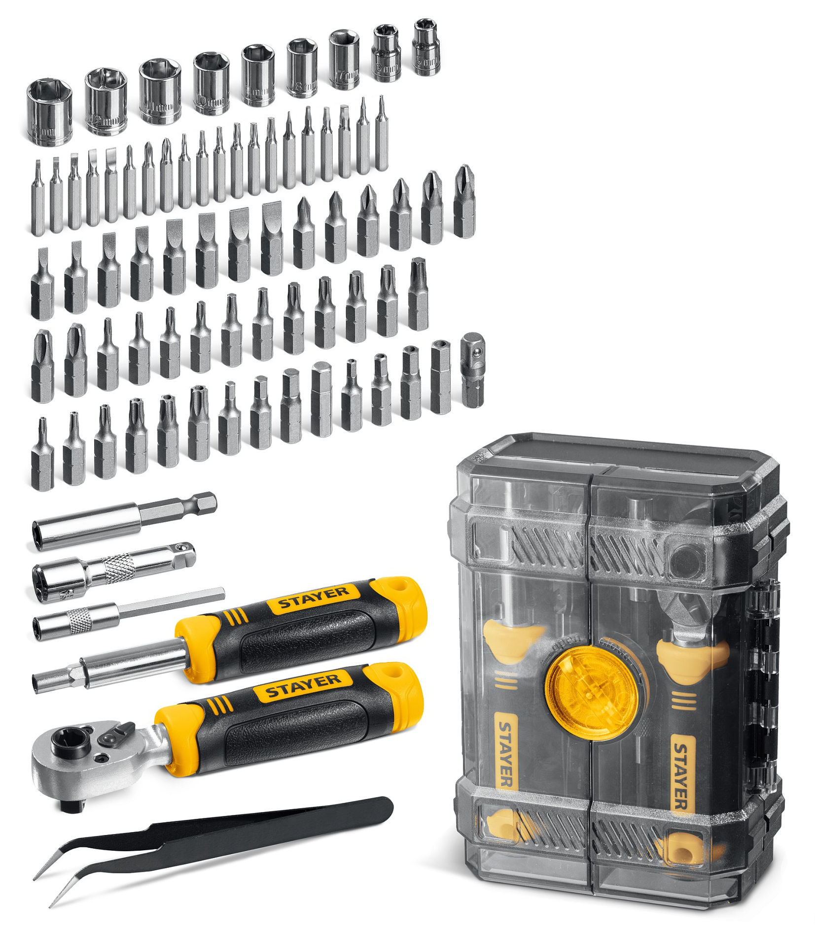 Набор инструмента универсальный Compact-78 78 предм. STAYER 25085