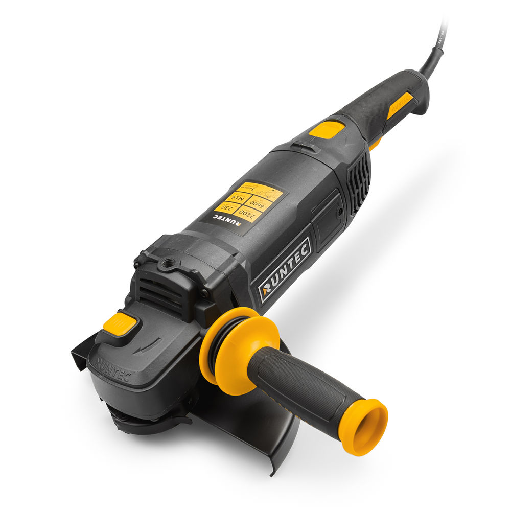 Шлифмашина угловая RUNTEC 230 мм, 230В, 2200Вт, RUNTEC, RT-ADC2200